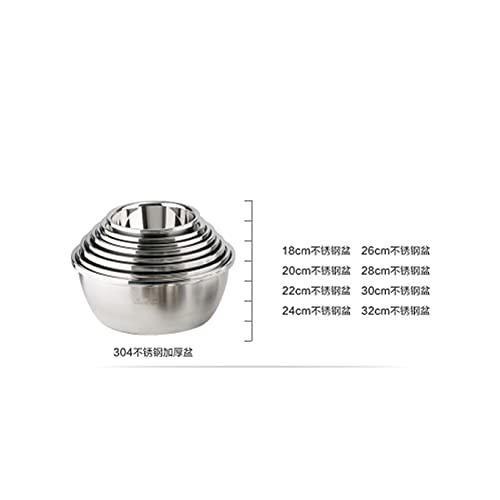 8-Piece Stainless Steel Mixing Bowl Set