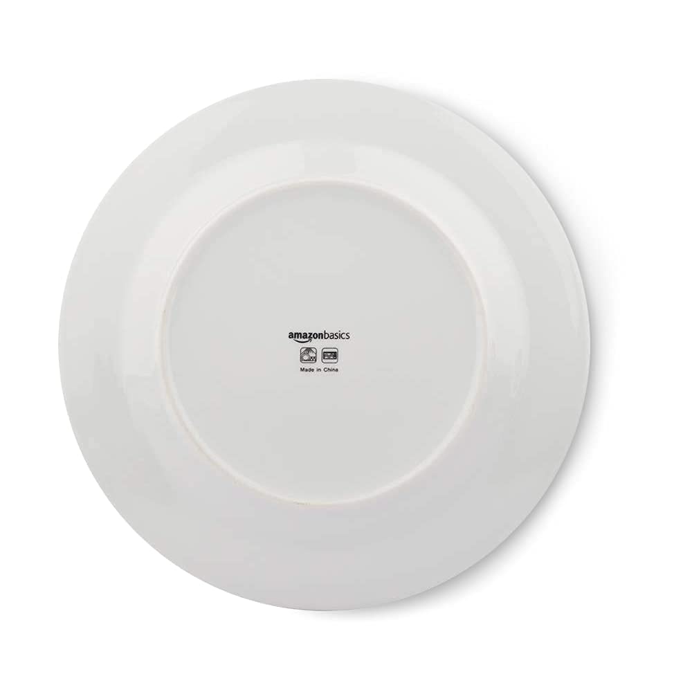 Amazon Basics 18-Piece Porcelain Dinnerware Set