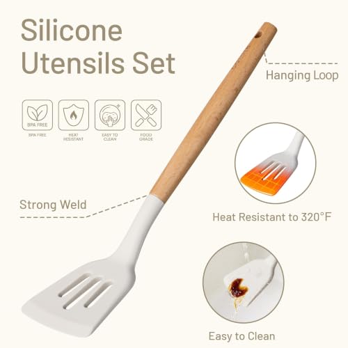 10-Piece Silicone Cooking Utensil Set