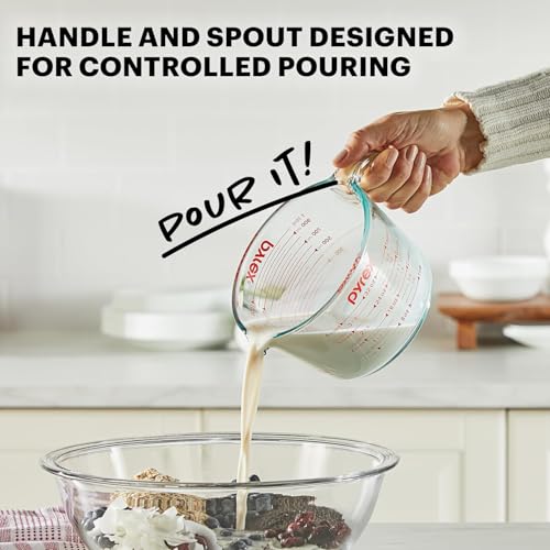 Pyrex 1-Cup and 2-Cup Glass Measuring Set