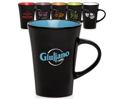 144-Piece Custom 10oz Matte Ceramic Mug Set