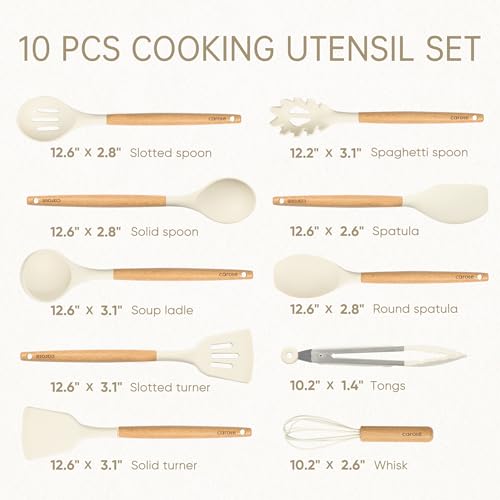 10-Piece Silicone Cooking Utensil Set