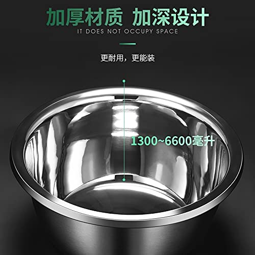 8-Piece Nesting Stainless Steel Mixing Bowls