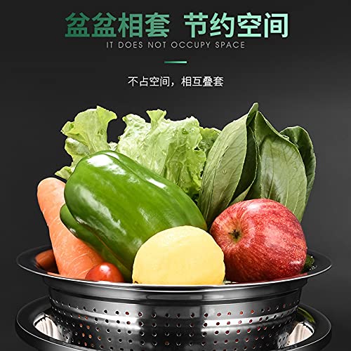 8-Piece Nesting Stainless Steel Mixing Bowls