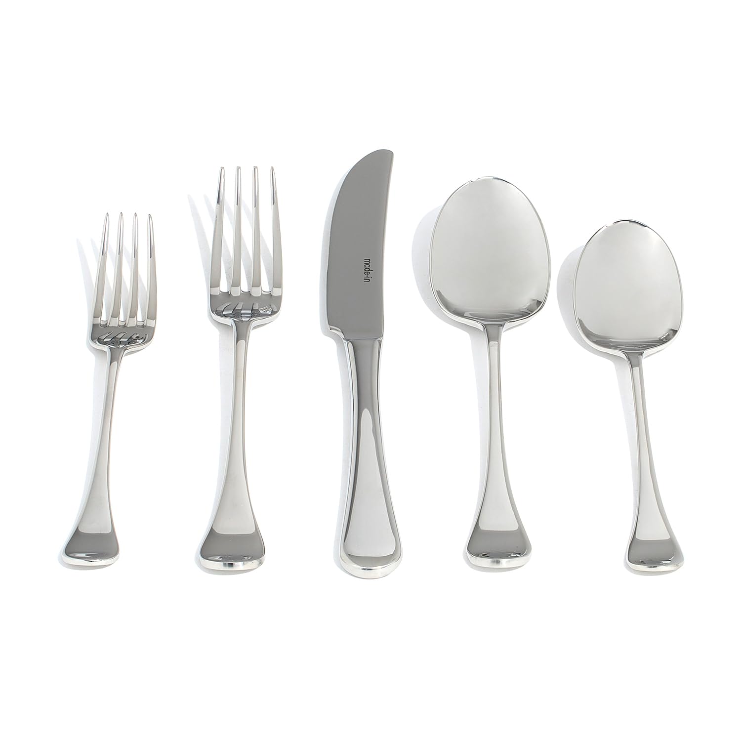 Made In 40-Piece Stainless Steel Flatware Set