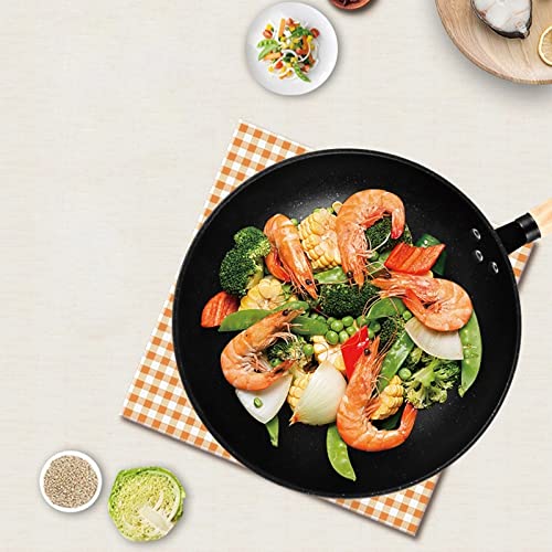 3-Piece Nonstick Wok, Frying Pan and Saucepan Set