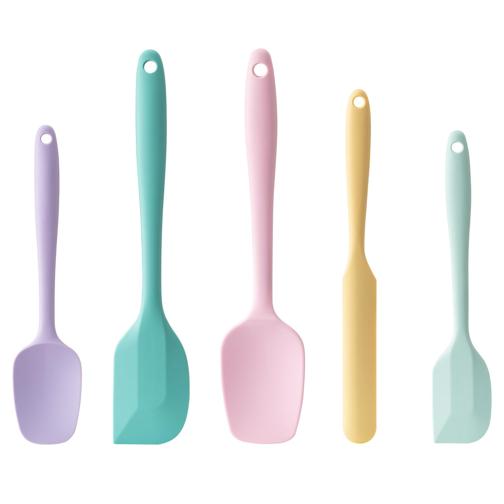 5-Piece Heat-Resistant Silicone Spatula Set