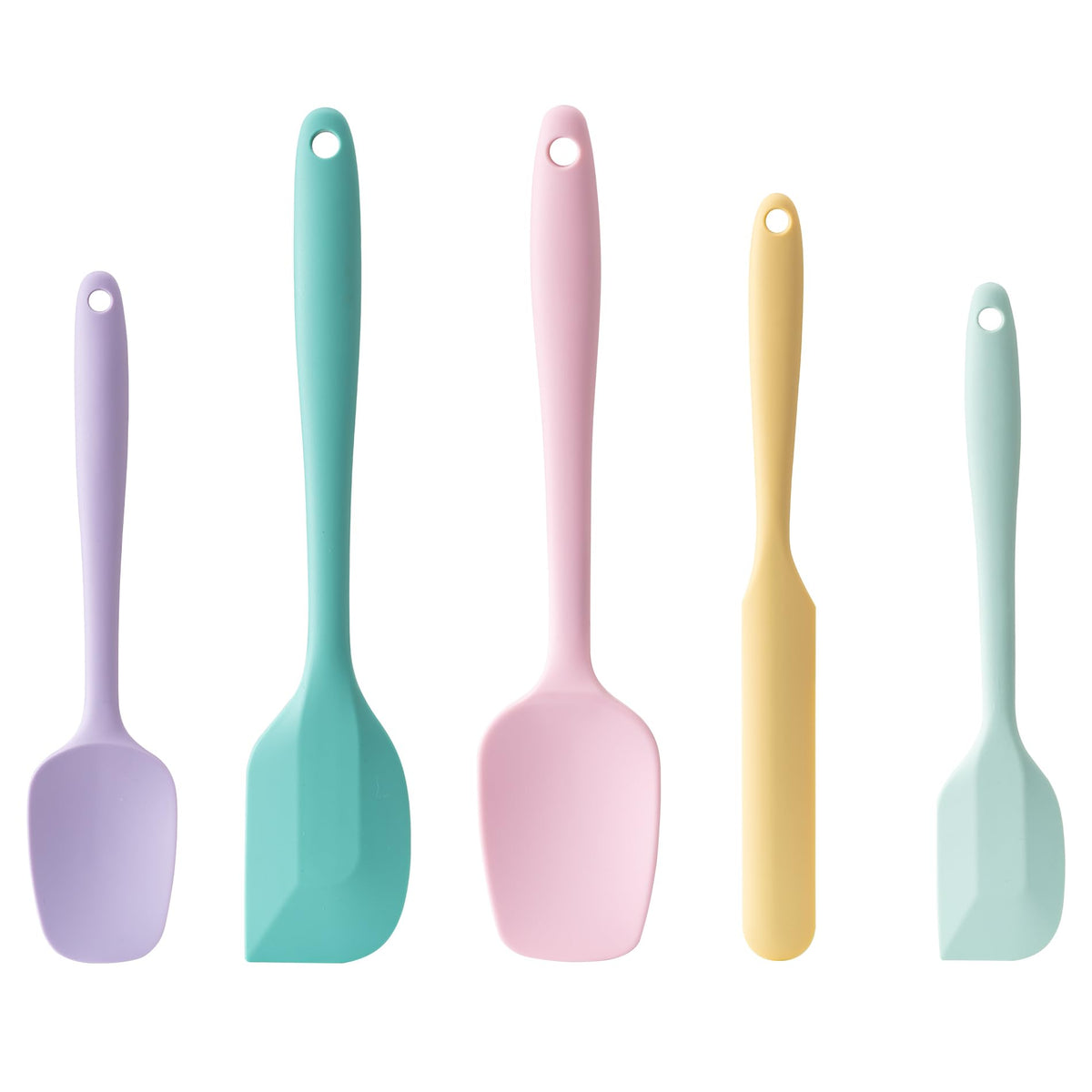 5-Piece Heat-Resistant Silicone Spatula Set