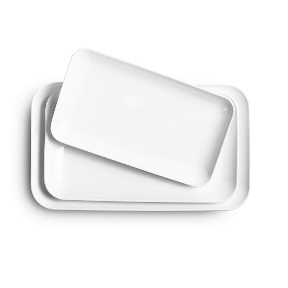 3-Piece Graduated Porcelain Serving Platter Set