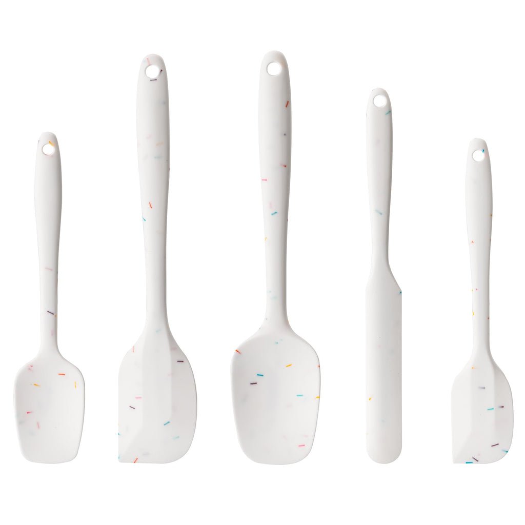 5-Piece Heat-Resistant Silicone Spatula Set