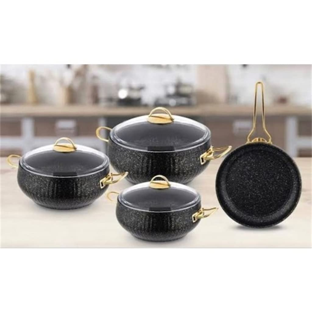 7-Piece Granite Nonstick Cookware Set