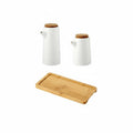 Ceramic Seasoning Jar and Oil Dispenser Set