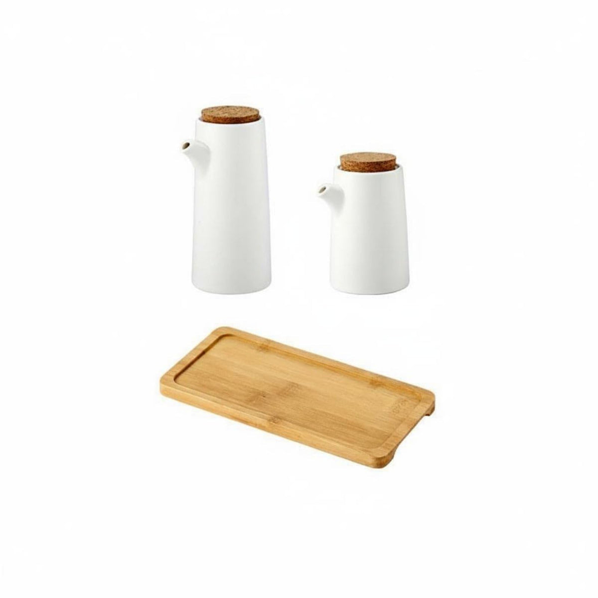 Ceramic Seasoning Jar and Oil Dispenser Set