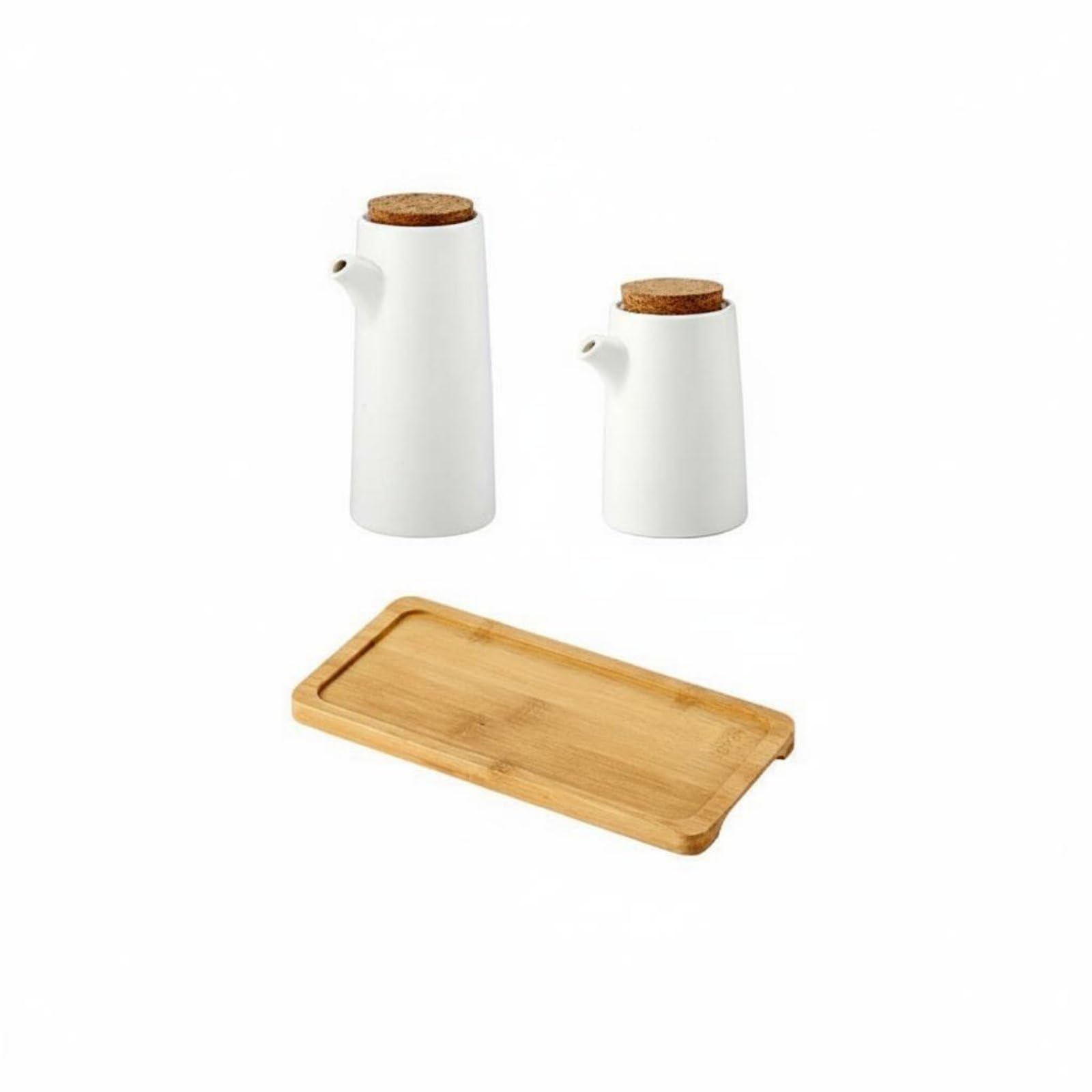 Ceramic Seasoning Jar and Oil Dispenser Set