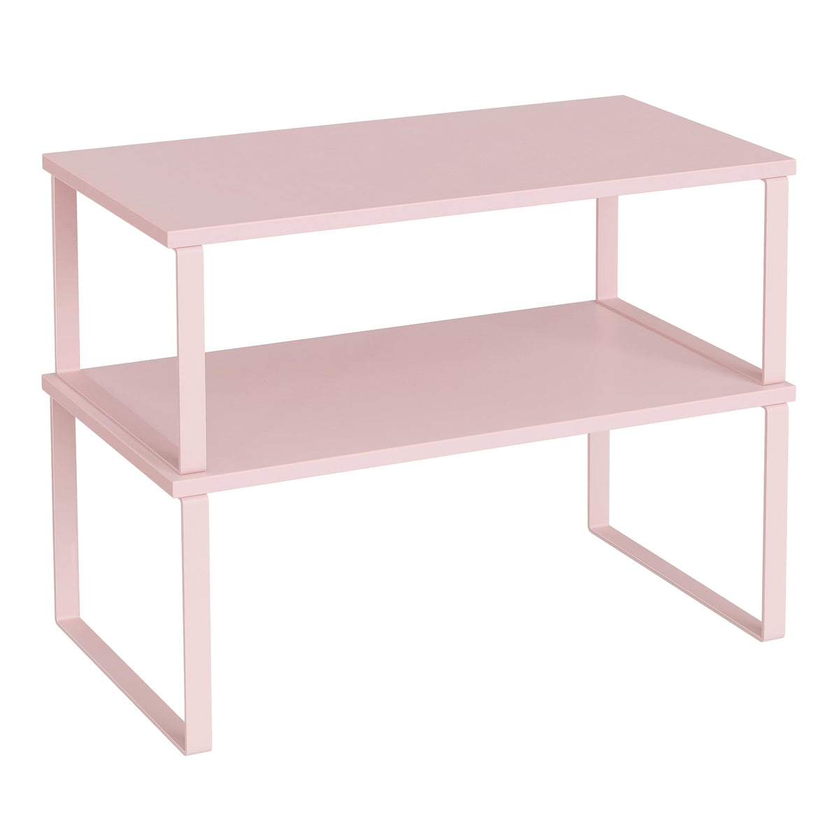 SONGMICS 2-Piece Stackable Cabinet Shelf Set