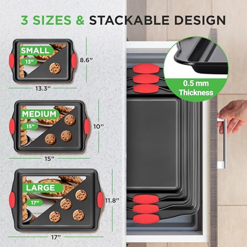 NutriChef Nonstick Baking Pan Collection
