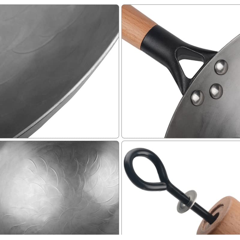 Handmade Uncoated Iron Wok Collection
