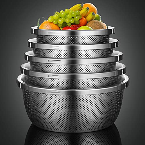 Stainless Steel Mixing Bowl and Colander