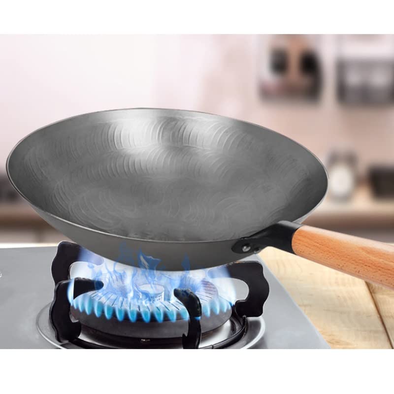 Handmade Uncoated Iron Wok Collection