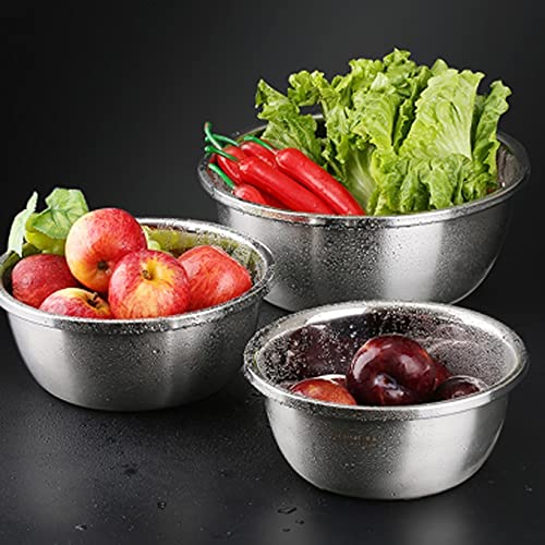 8-Piece Stainless Steel Mixing Bowl Set