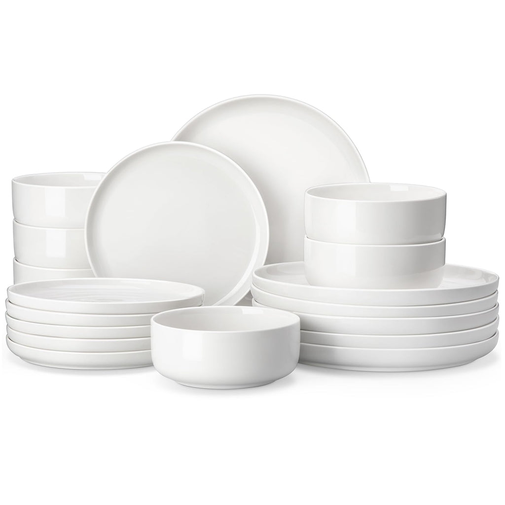 MALACASA LUNA Ceramic Dinnerware Collection