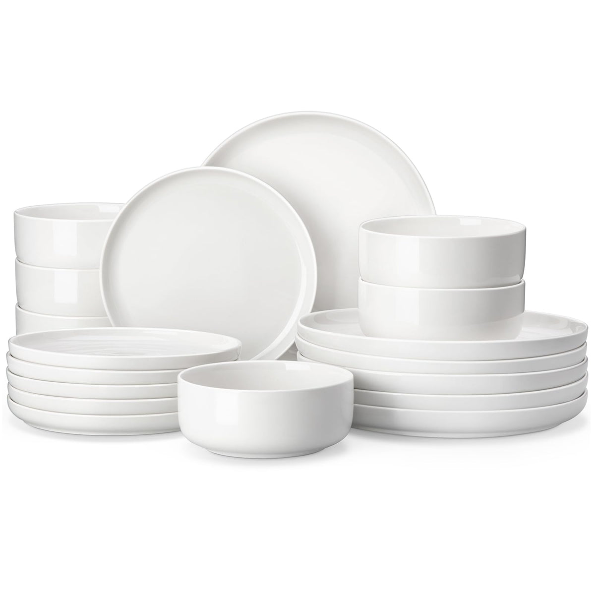MALACASA LUNA Ceramic Dinnerware Collection