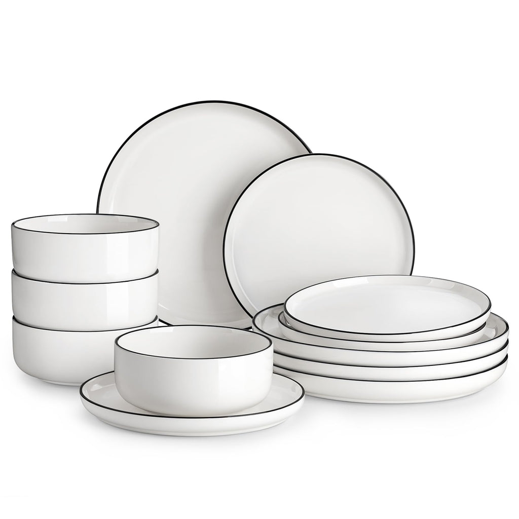 MALACASA LUNA Ceramic Dinnerware Collection