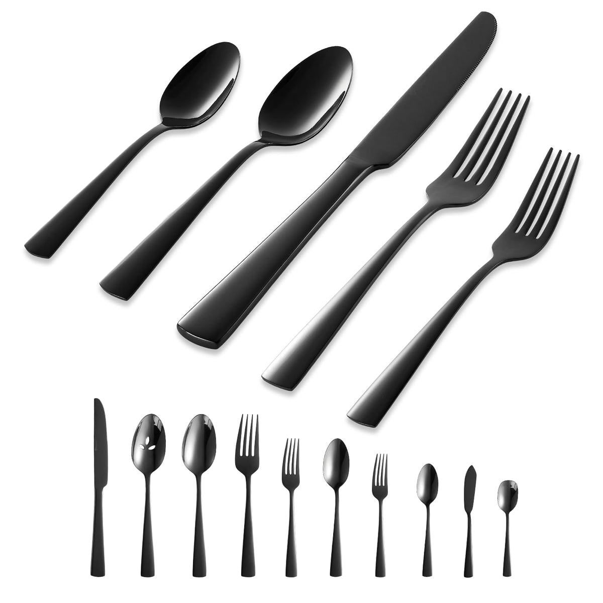 65-Piece Stainless Steel Cutlery Collection