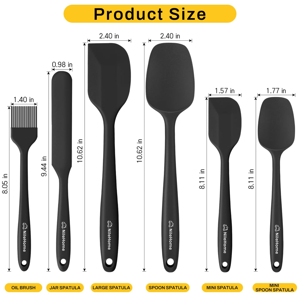 NileHome Silicone Spatula Collection