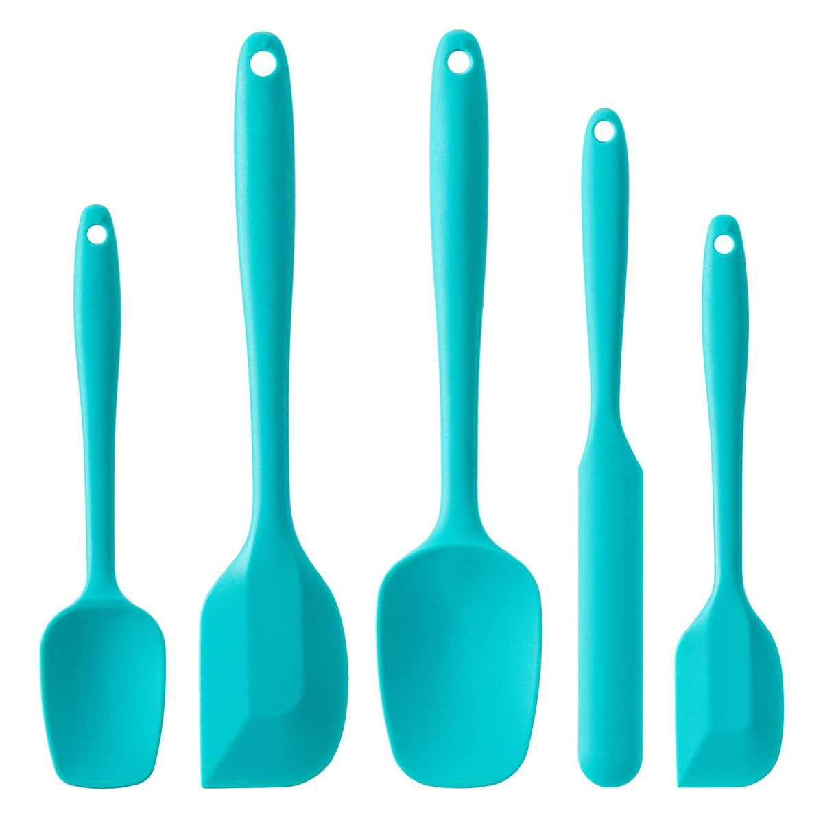 5-Piece Heat-Resistant Silicone Spatula Set
