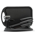 7-Piece Stainless Steel Knife and Cutting Board Set