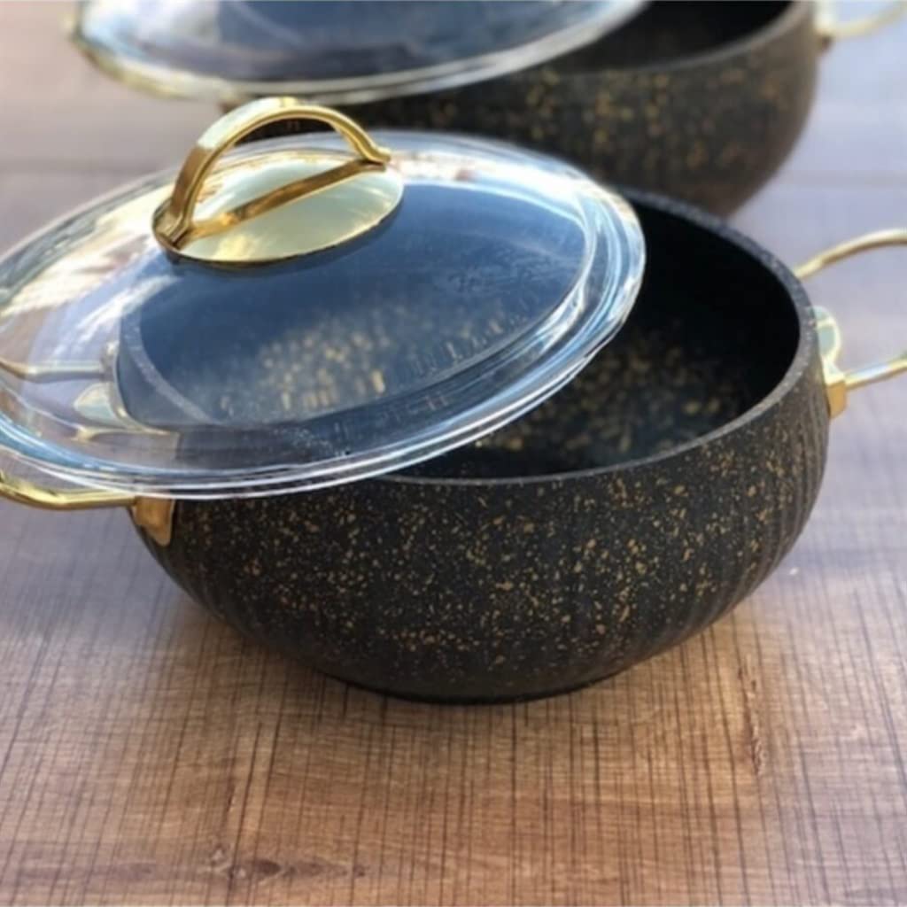 7-Piece Granite Nonstick Cookware Set