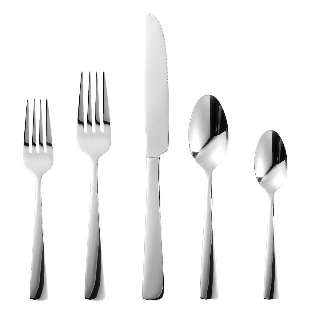 65-Piece Stainless Steel Cutlery Collection
