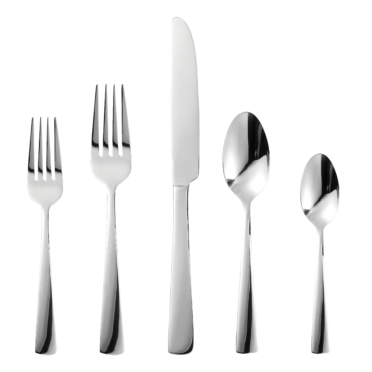 65-Piece Stainless Steel Cutlery Collection
