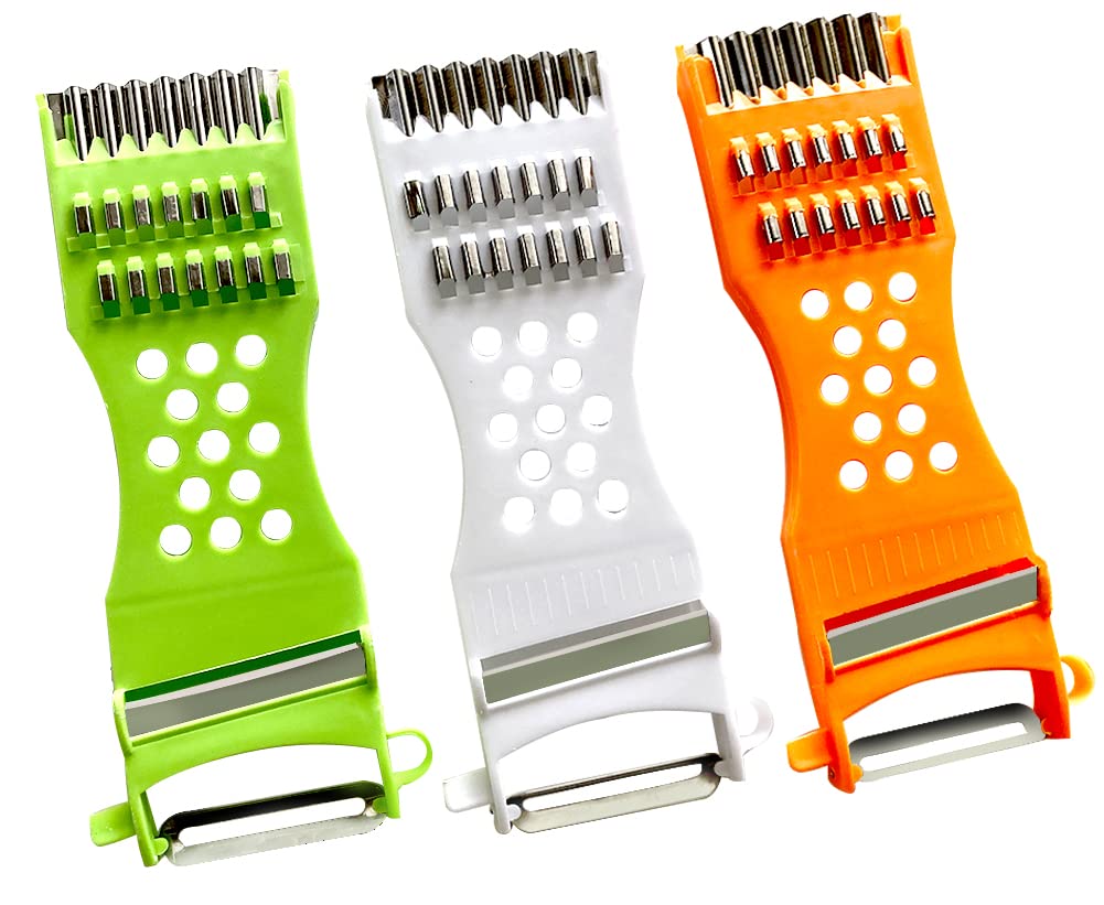 3-Piece Multifunction Vegetable Peeler and Grater Set