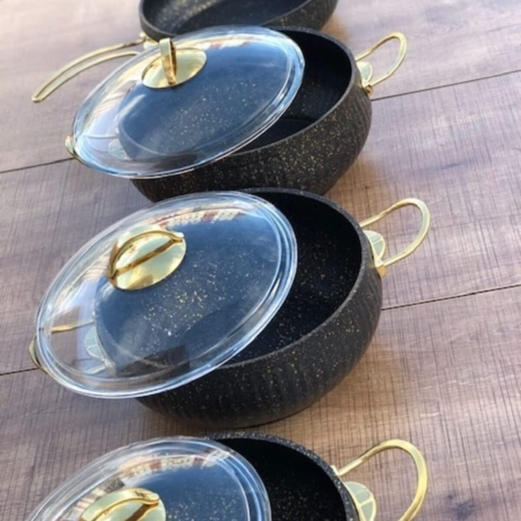 7-Piece Granite Nonstick Cookware Set