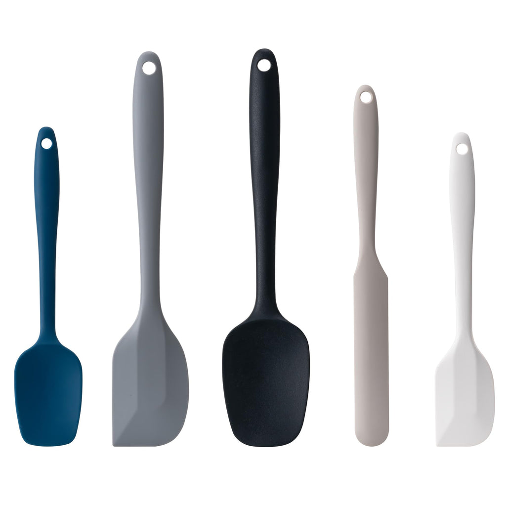 5-Piece Heat-Resistant Silicone Spatula Set