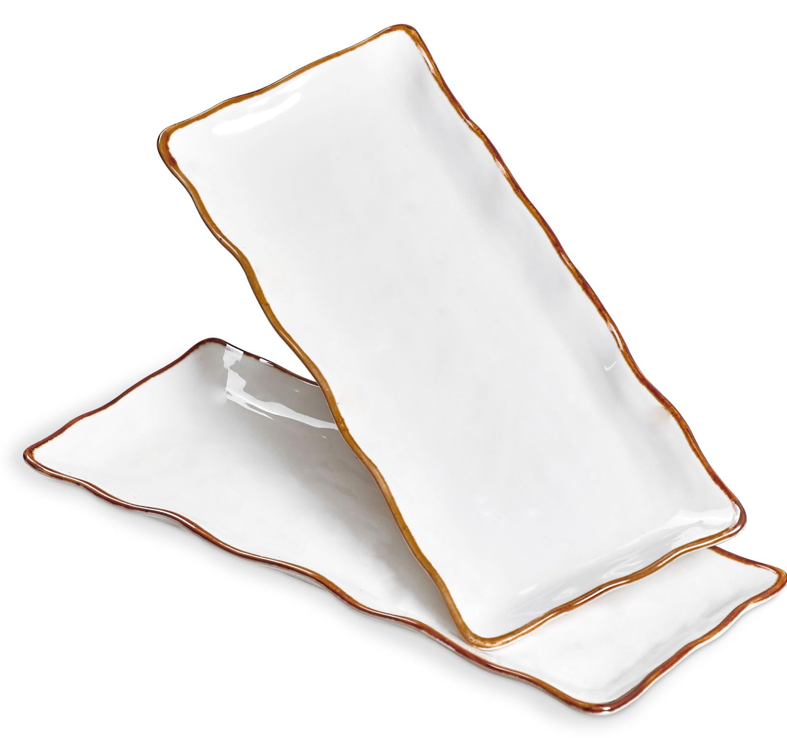 ONEMORE 15-Inch Ceramic Serving Platter Set