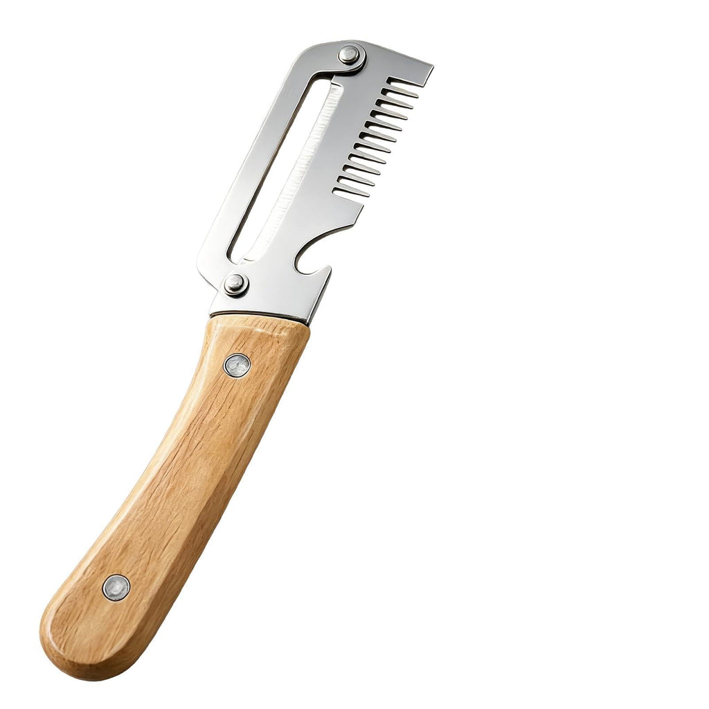 Wide-Blade Vegetable Peeler with Bottle Opener