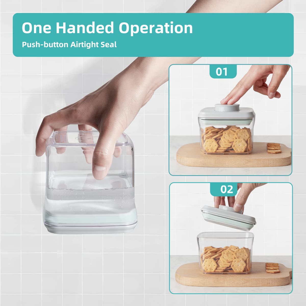 8-Compartment Stainless Steel Snack Container Set