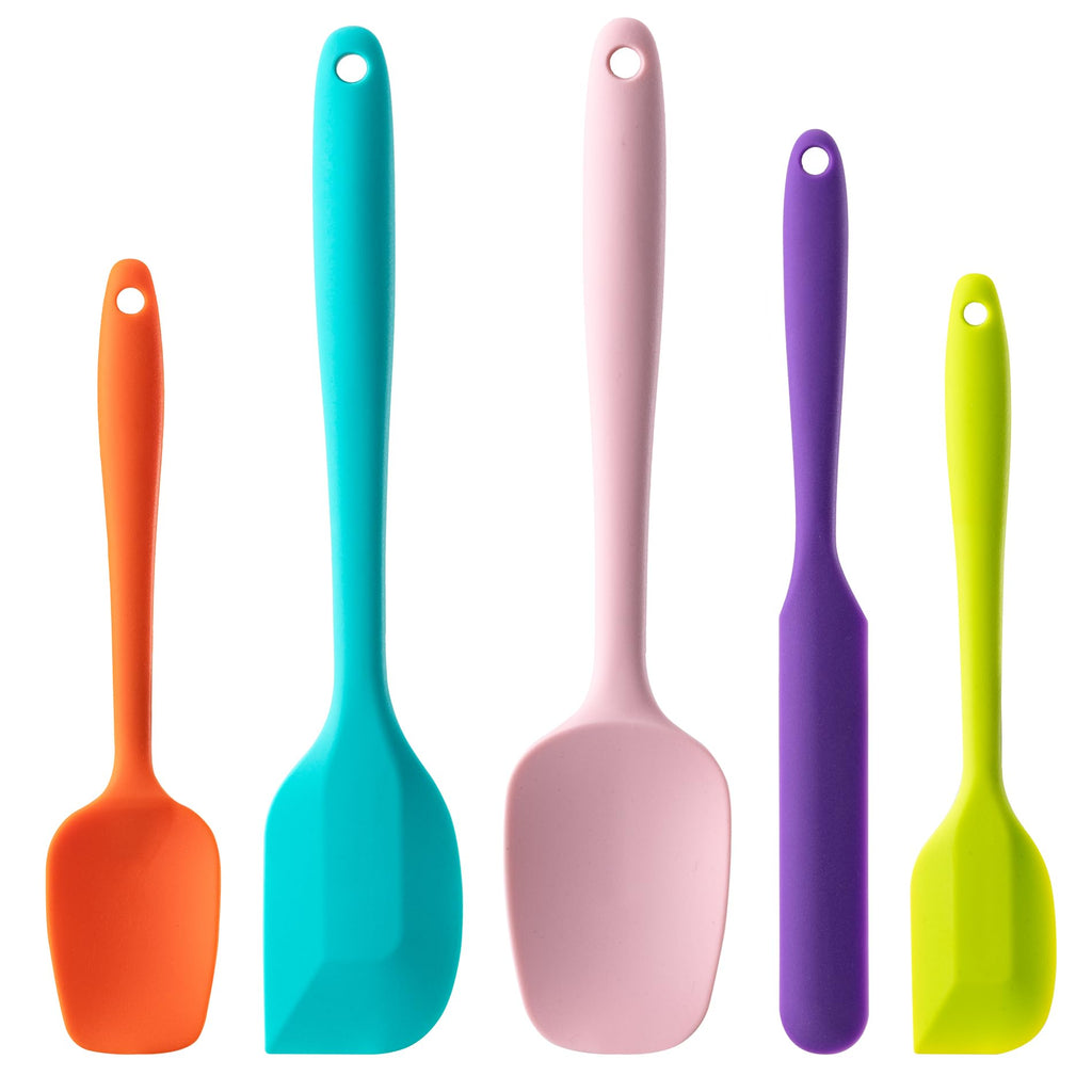 5-Piece Heat-Resistant Silicone Spatula Set