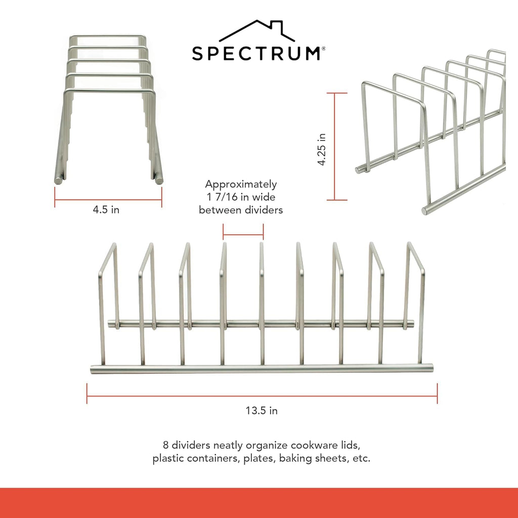 Spectrum Euro Lid and Cutting Board Organizer