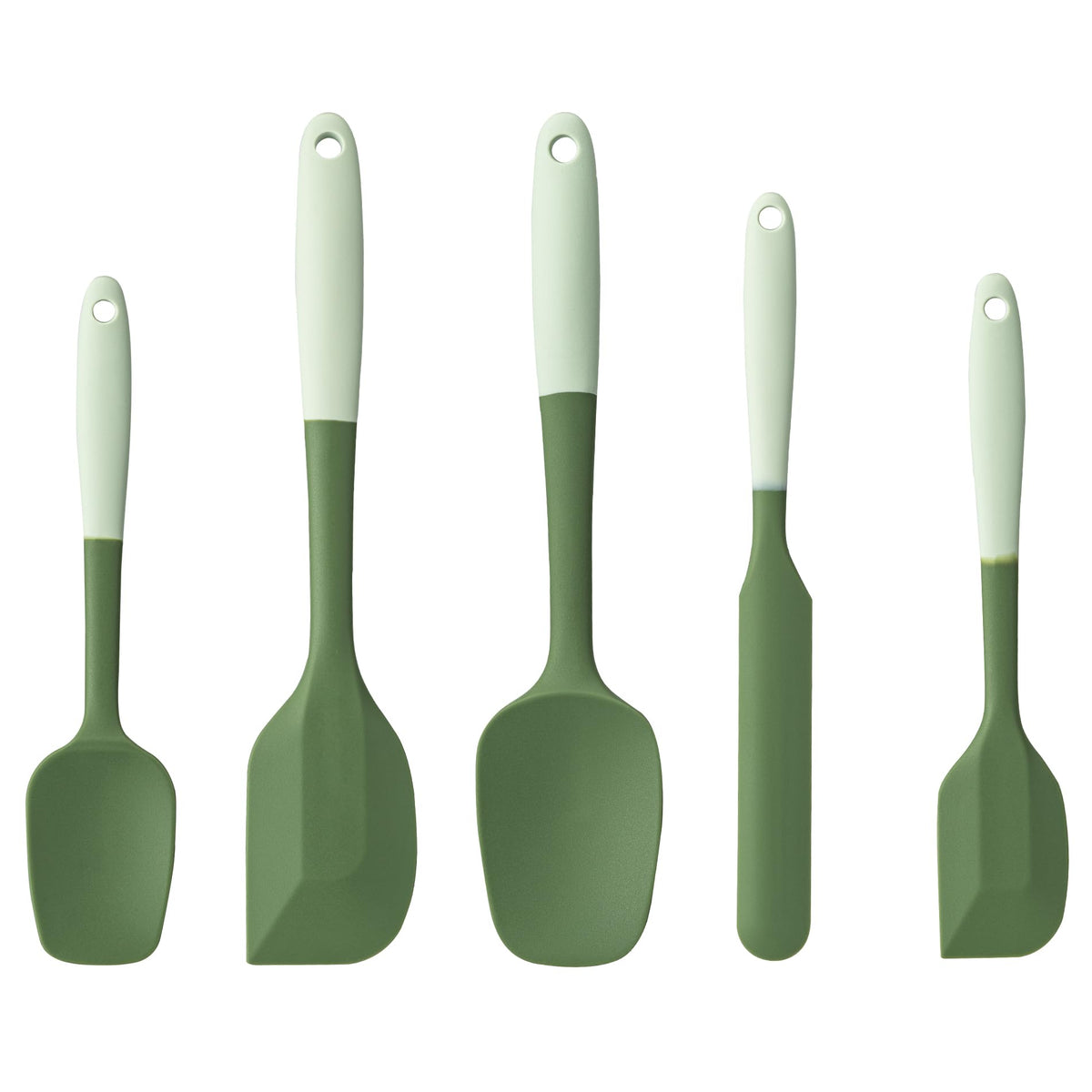 5-Piece Heat-Resistant Silicone Spatula Set