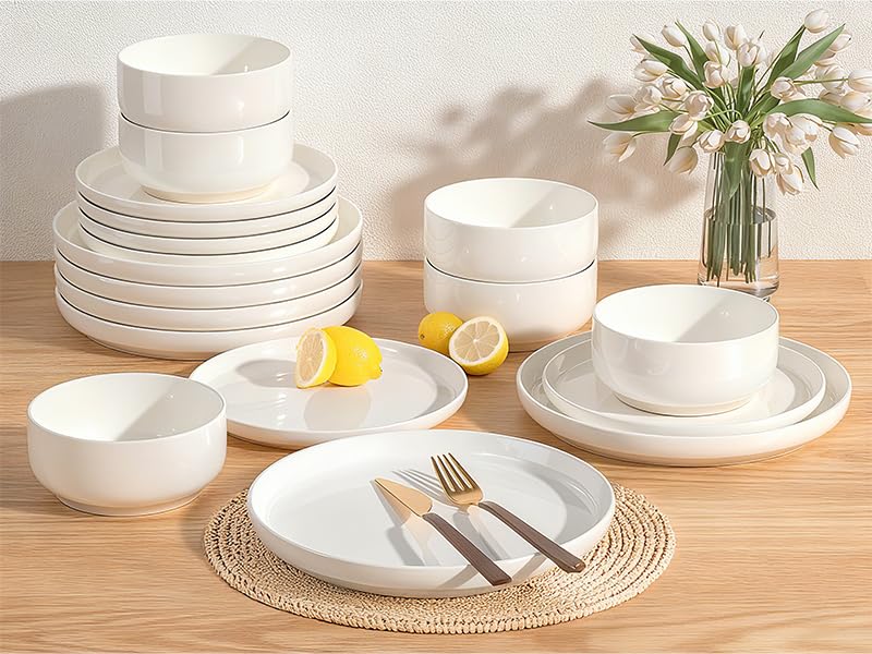 12-Piece Scratch-Resistant Dinnerware Set