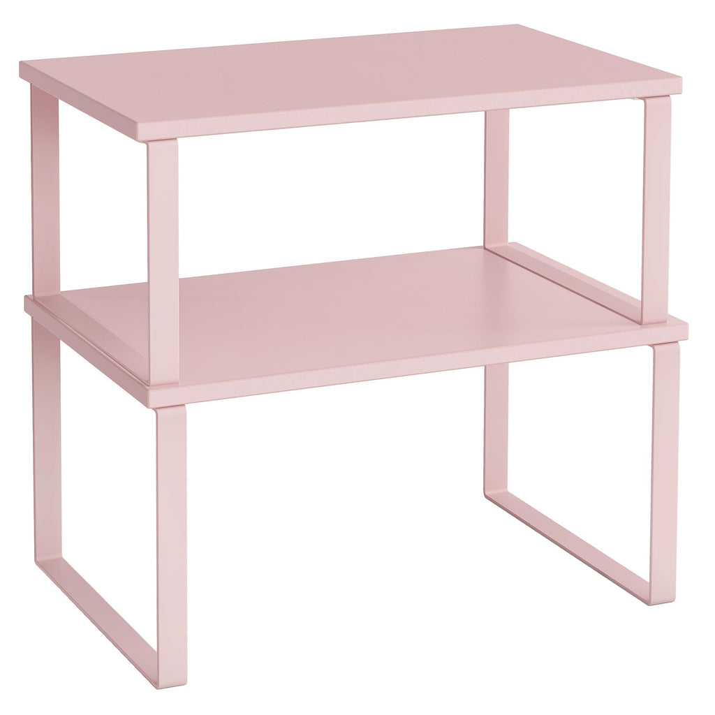 SONGMICS 2-Piece Stackable Cabinet Shelf Set