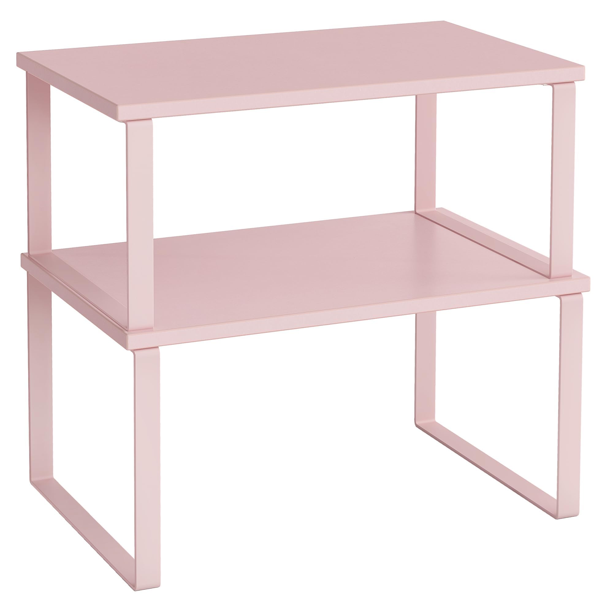 SONGMICS 2-Piece Stackable Cabinet Shelf Set