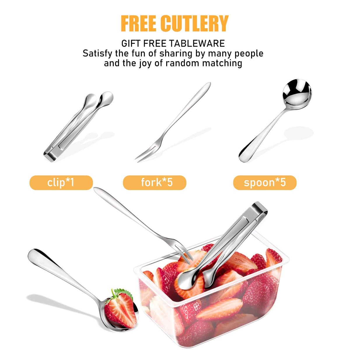 Five-Compartment Chilled Condiment Serving Tray