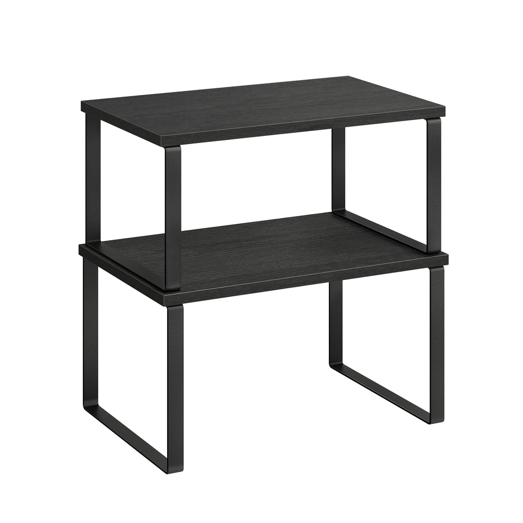 SONGMICS 2-Piece Stackable Cabinet Shelf Set