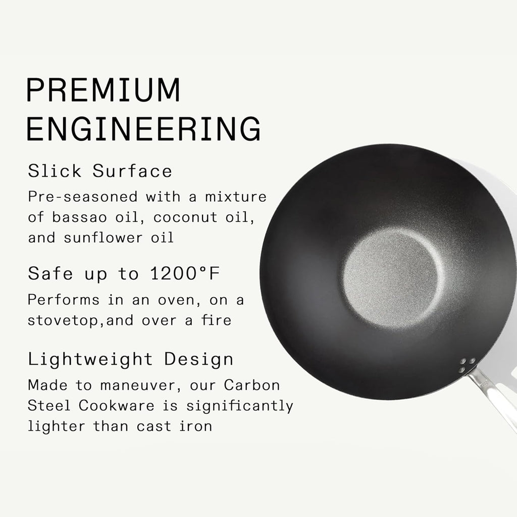Made In 13.5-Inch Carbon Steel Wok