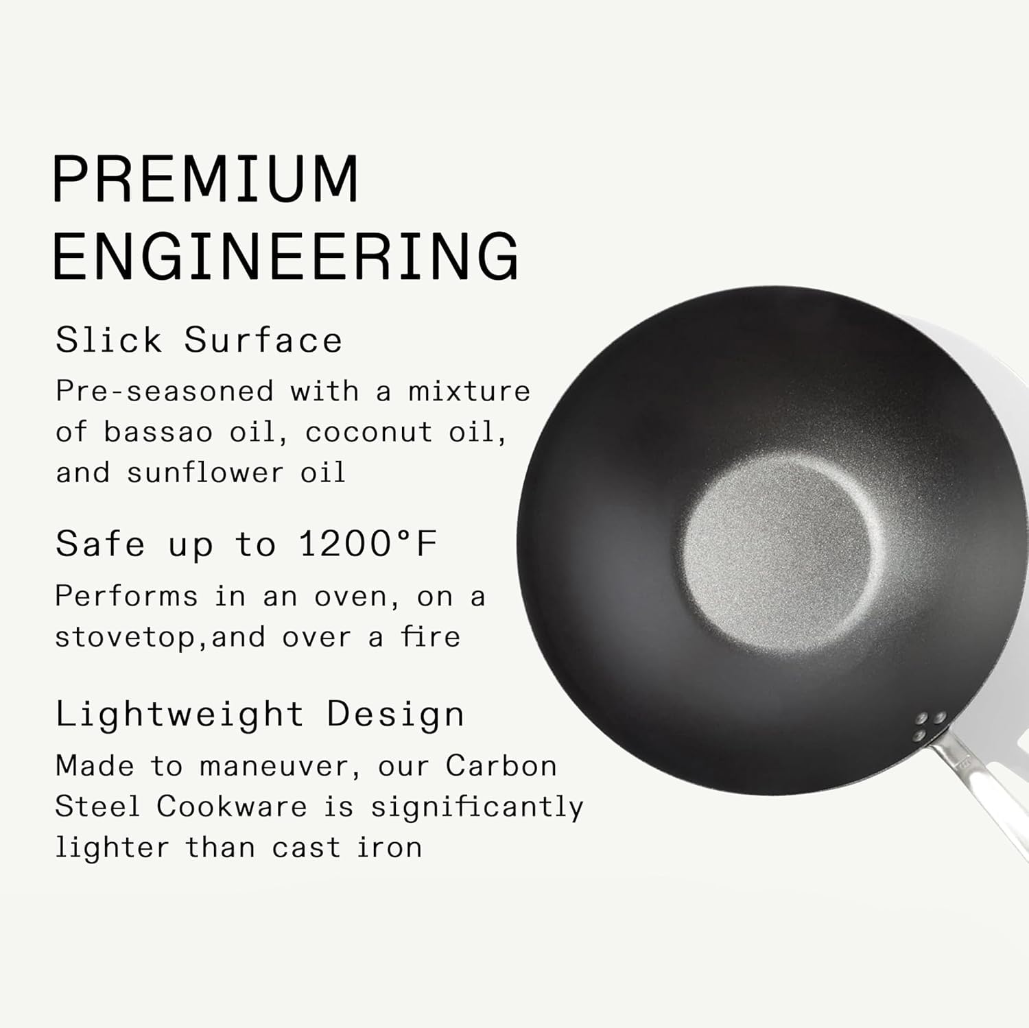 Made In 13.5-Inch Carbon Steel Wok